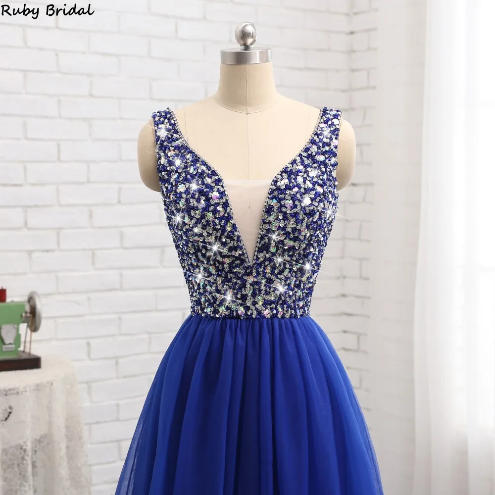 Платье рубиновое свадебное длинное ТРАПЕЦИЕВИДНОЕ с V образным вырезом|Вечерние