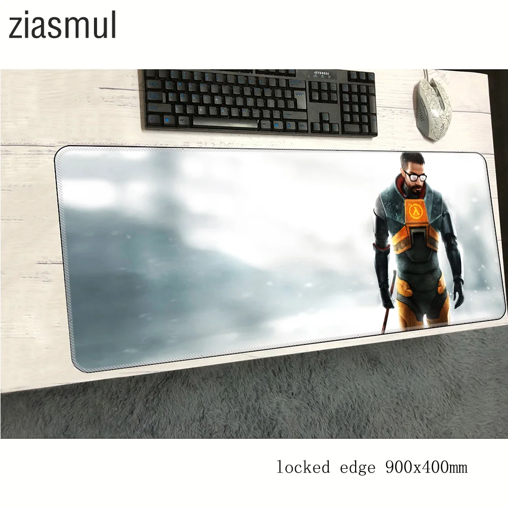 Коврик для мыши half life 900x400x2 мм компьютерной с HD принтом игровые аксессуары
