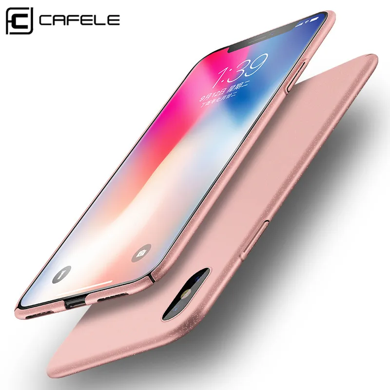 Cafele ТПУ мягкий чехол для iPhone X 5.8 дюймов 0.4 мм ультра тонкий Анти-отпечатков