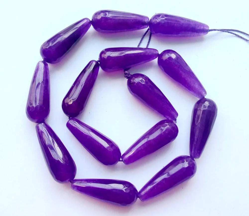 Разноцветные граненые украшения Jad e бисер 10*28 мм|beads red|jewelry beadsfashion beads |