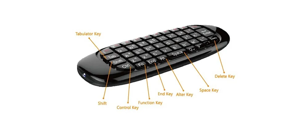 Беспроводная игровая клавиатура с гироскопом 2 4 ГГц Воздушная мышь Игровая EW05 C120