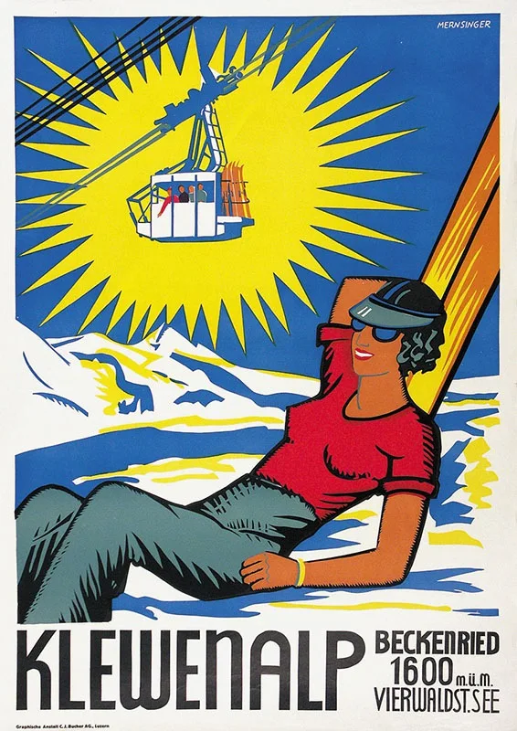 Швейцария Люцерна Туризм постеры Arth-Rigi-образный классические настенные наклейки