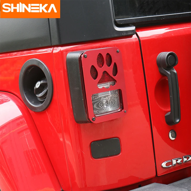 SHINEKA железная задняя фара защитная задсветильник стоп светильник для Jeep Wrangler JK 2007