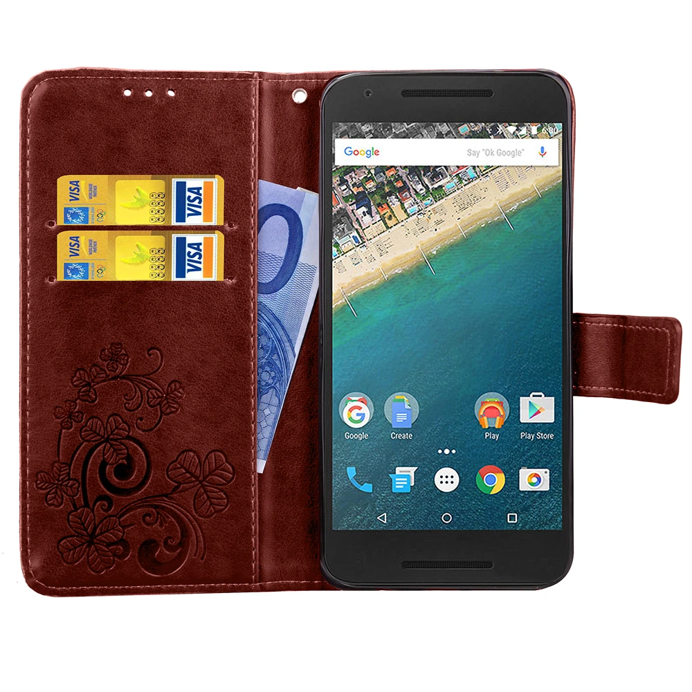Xinchentech For LG Nexus 5X Case Luxury Fashion Texture Leather Phone Bag Accessory Lanyard Stand Flip Cover Google |