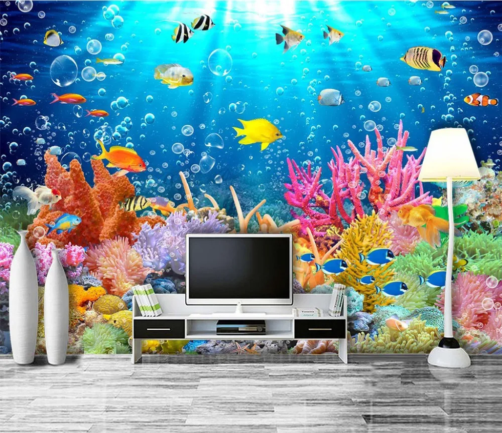Водонепроницаемые самоклеящиеся обои 3D настенная роспись наклейка для гостиной