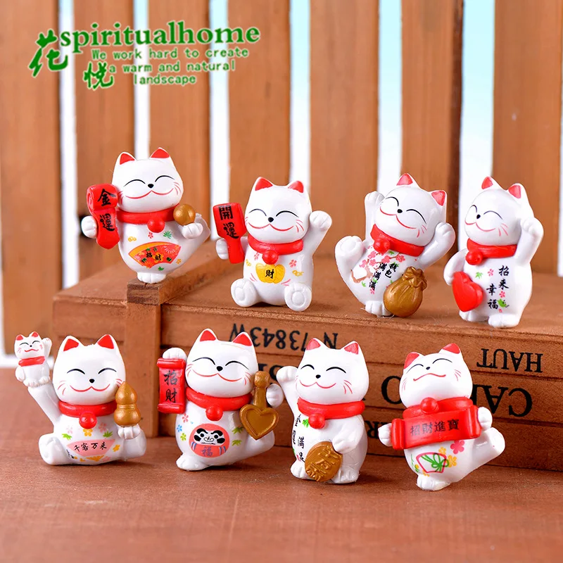 ПВХ Манеки Neko Lucky Cat украшение торта креативный подарок на день рождения автомобиль подвесной Декор