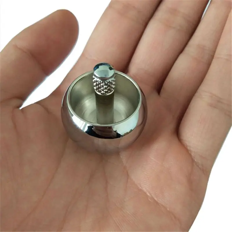 

Funny Metal Flip Over Top Tippie Top Spinning Top Magic Toy Kids Favor Kids Gift
