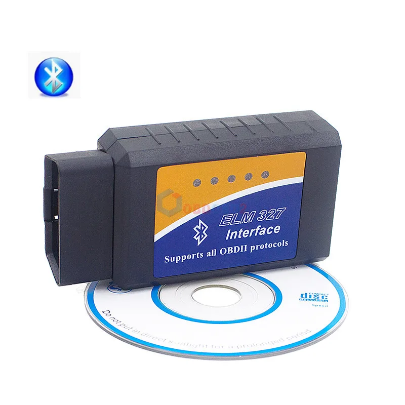 Красный ELM327 V1.5 Bluetooth с чипом PIC18F25K80 для Android/PC/Symbian диагностический инструмент ELM327 Bluetooth v1.5 OBD2 сканер кода - Цвет: Красный