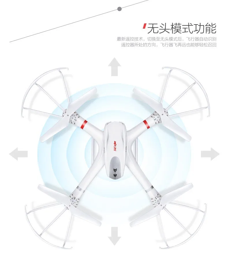 MJX X101 4CH 2,4G 6-осевой Квадрокоптер с дистанционным управлением Drone с поддержкой Wi-Fi FPV в реальном времени Трансмиссия Камера 1200MP HD экшн-Камера pk Syma x8g x8w
