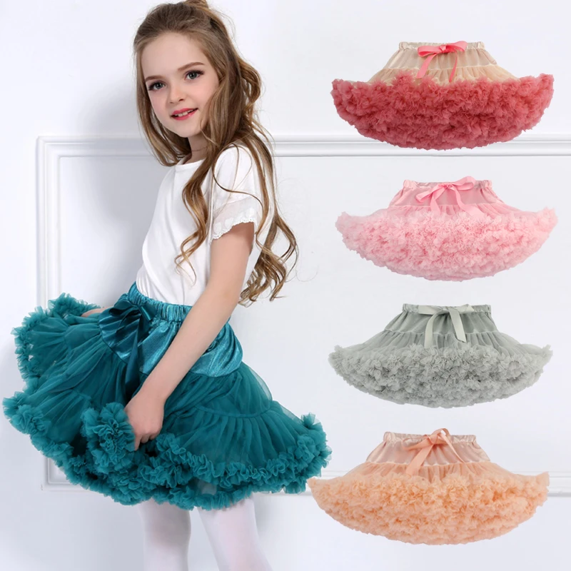 Юбка с вуалью для маленьких девочек Милая детская одежда принцессы Подарок на