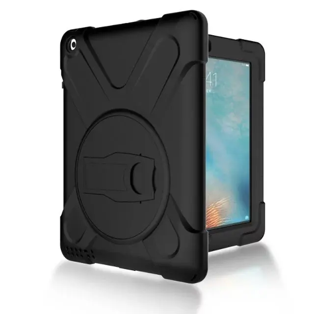 Ударопрочный защитный чехол для iPad 2/3/4 сверхпрочный силиконовый Жесткий с