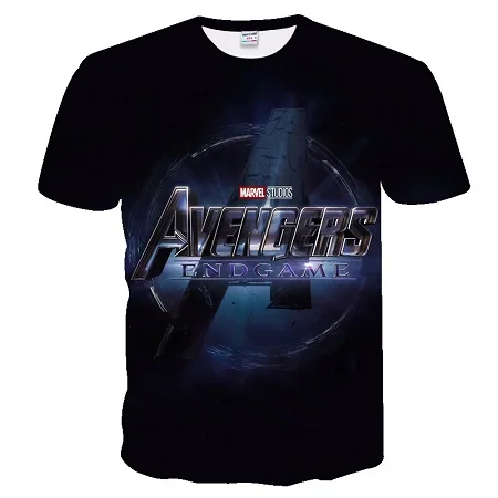 TXUO-565 Новинка, футболка Marvel Avengers 4 final, футболка с 3d принтом супергероя Америки, футболка для косплея, Мужская Новая летняя модная футболка - Цвет: TXUO-565