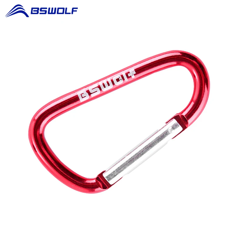 BSWolf 5 шт./компл. алюминиевый сплав для кемпинга d образное кольцо Карабин Для