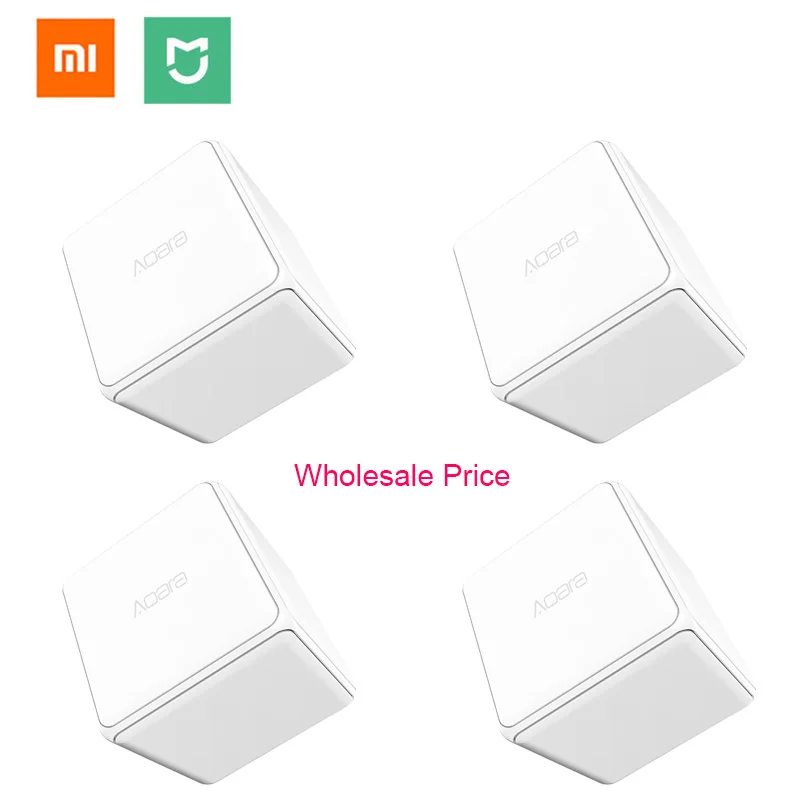 [Хит] Контроллер волшебного куба Xiaomi Aqara версия Zigbee управляемая шестью действиями