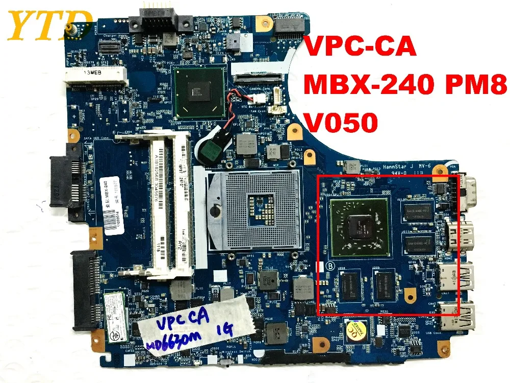 Оригинальный Для sony VPC-CA MBX-240 материнская плата A1818256B V050 протестированный отлично
