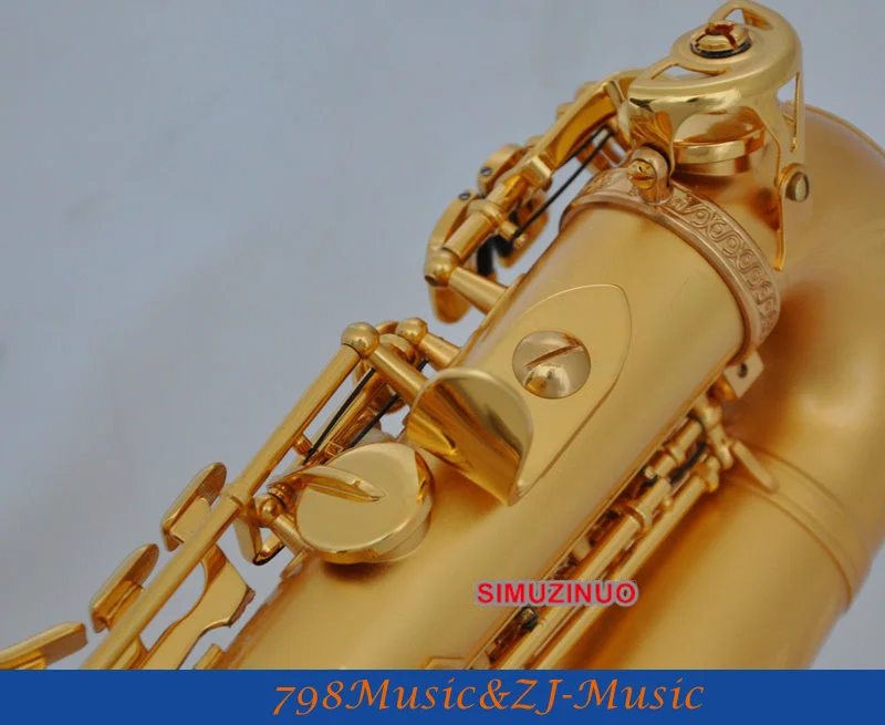 Профессиональный атласный Золотой изогнутый саксофон сопрано высокий F# Sax Абалон ключ W/Чехол