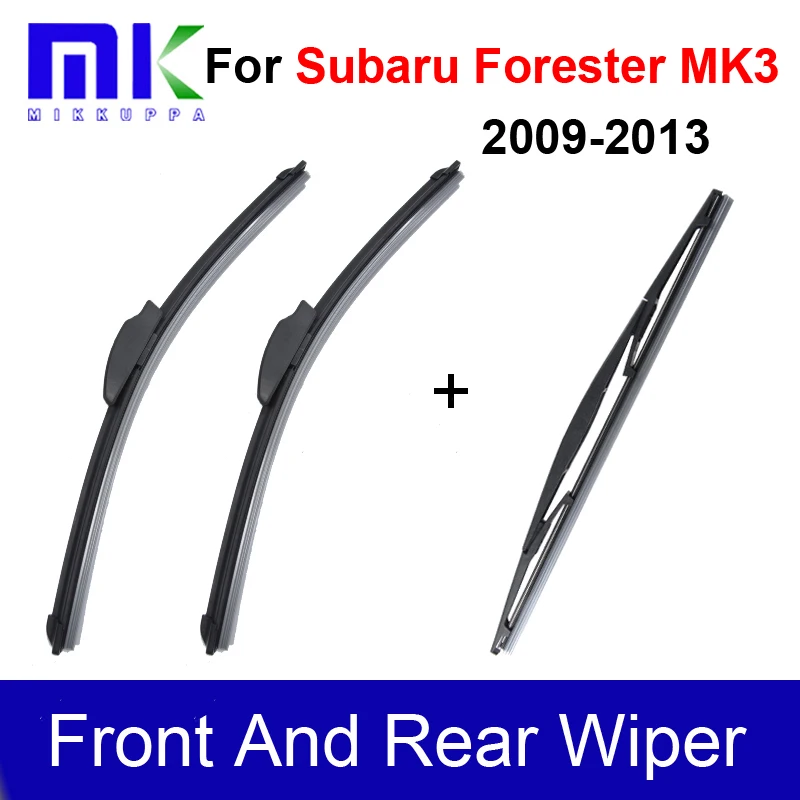 

Передние и задние щетки стеклоочистителя для Subaru Forester MK3 2009 2010 2011 2012 2013 силиконовые резиновые Дворники для лобового стекла автомобильные ак...