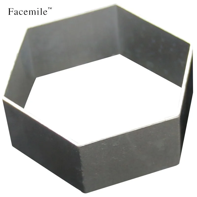 Facemile Hexagon Cutter Aluminium Sugarcraft Cake Tools Fondant Cutter Mould Baking Tool 20-03