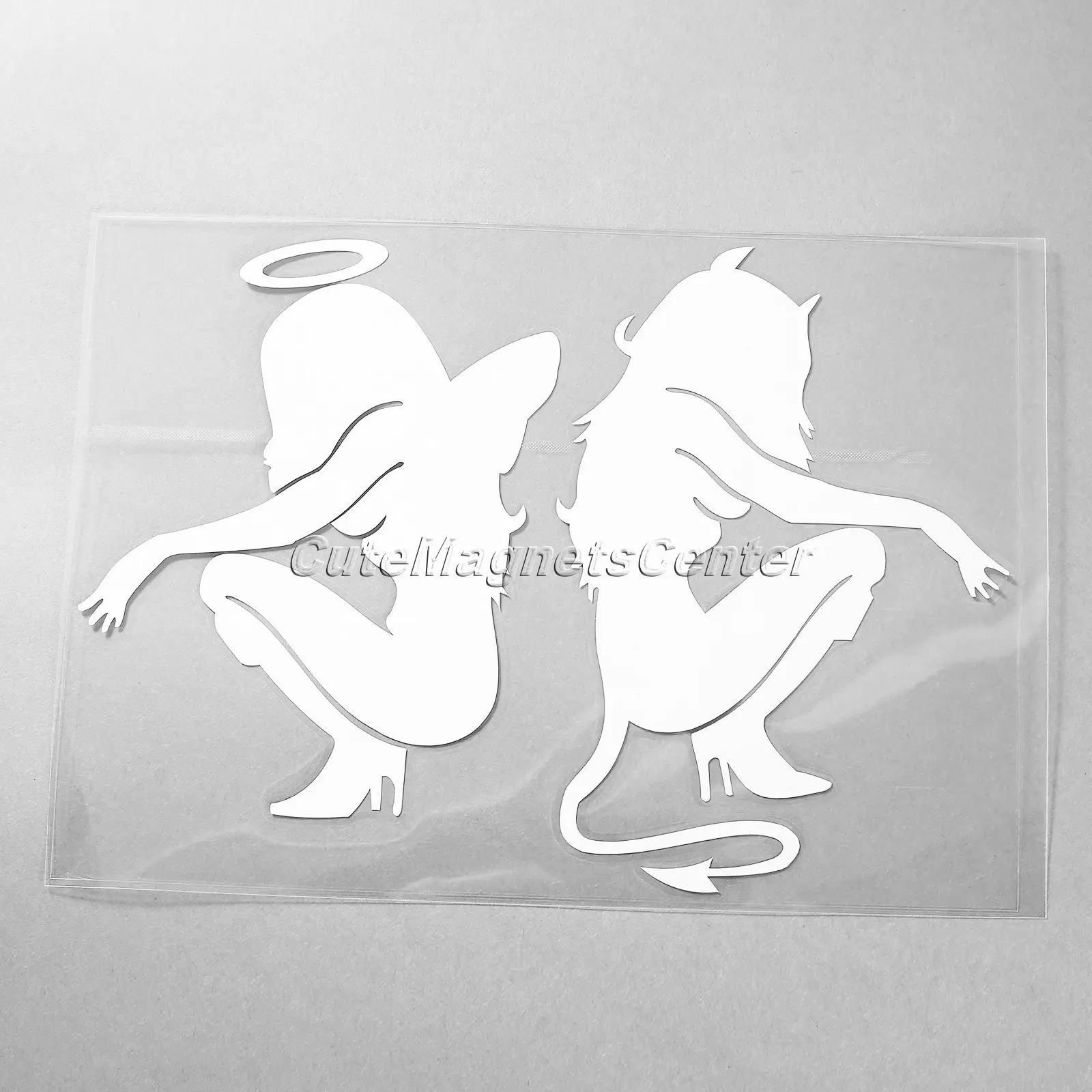 Рождественский подарок женские ангелочки и наклейки с демонами Стайлинг