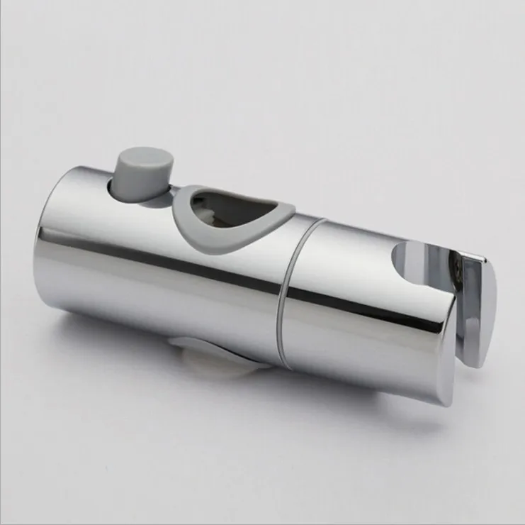 ABS Chrome 18-25 MM Shower Pipe Adjustable Bracket Holder Shower Head Mounting Black Brackets Bar Racks  Bathroom Product images - 6