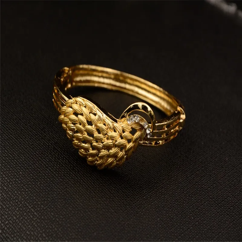 Модное колье золотистого цвета BAUS арабский нигерийский Свадебный комплект