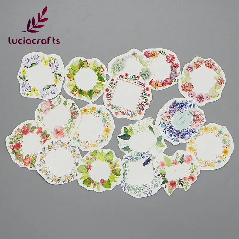 CH1224 Lucia crafts 1 коробка Счастливого Рождества/гирлянда альбом для скрапбукинга декоративный бумажный стикер DIY ручной работы подарочная упаковка этикетка CH1224