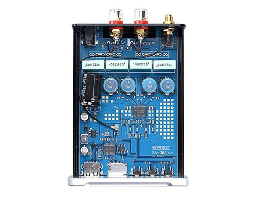 SMSL SA-36A Plus HIFI аудио класса D усилитель 30 Вт* 2 TPA3118 Bluetooth цифровой усилитель мощности AUX/U диск/TF карта/USB вход
