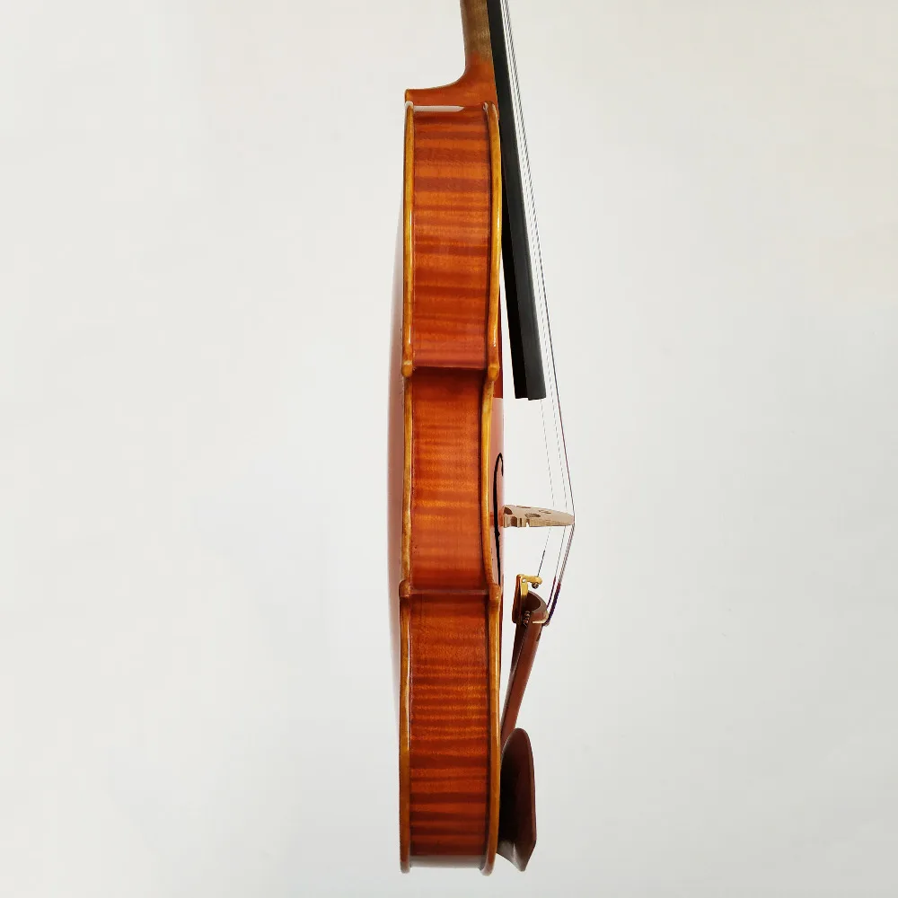 Копия Stradivarius 1715 ручная работа резьба цветок FPVN03 скрипка+ углеродного волокна лук пены чехол
