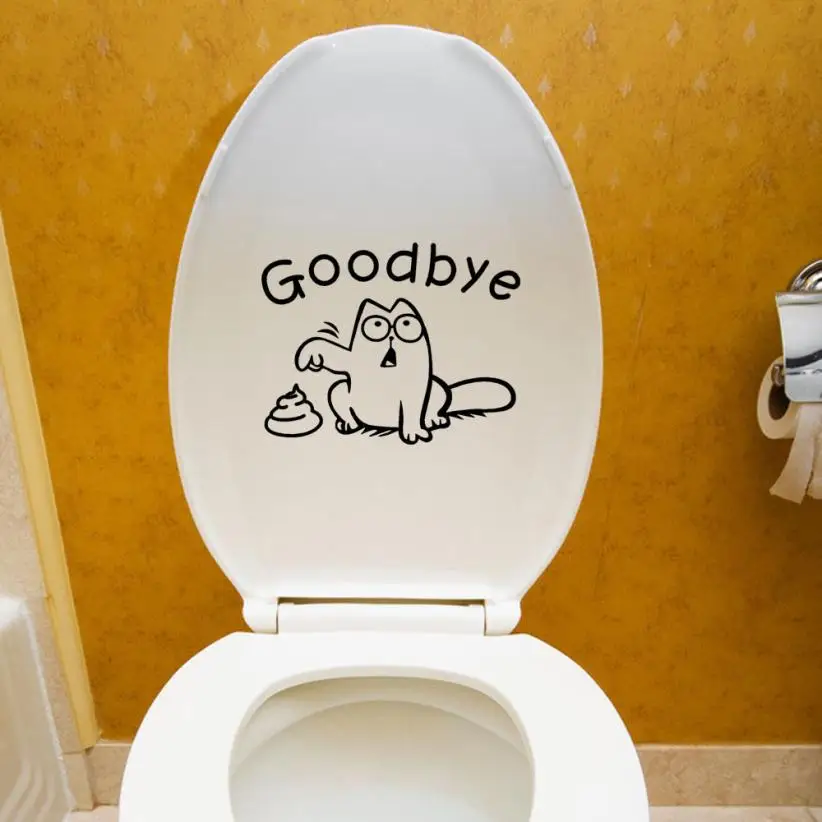 DIY Good Bye Room стикер для сиденья унитаза в ванной настенные наклейки дома туалета