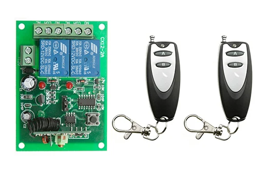 DC12V 24V 2CH RF Беспроводная система дистанционного управления teleswitch передатчик и