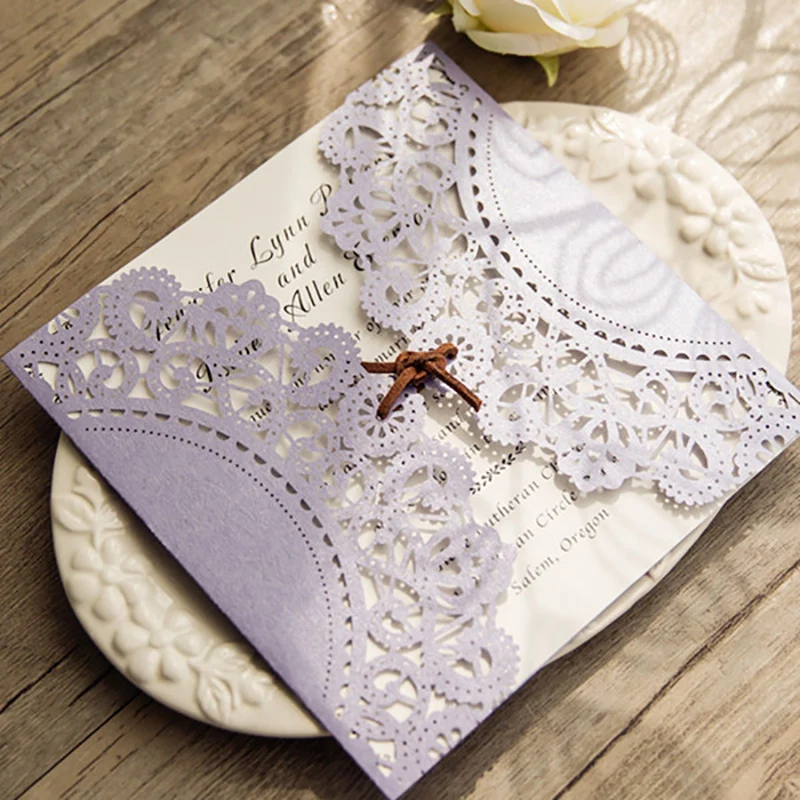 100 компл. Оптовая продажа дизайн шестерни узор фиолетовый и цветок Лазерная резка