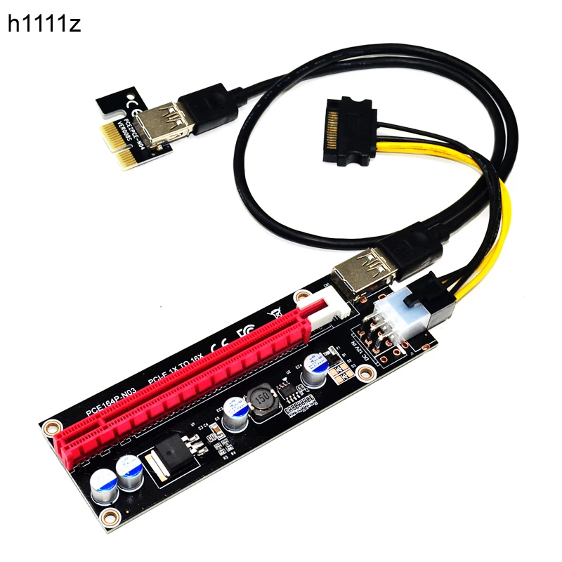 Новый супер стабильный 60 см PCI E Express 1x до 16x видеокарта расширитель переходника