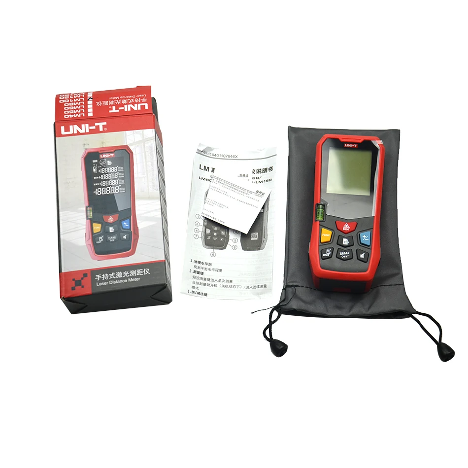 UNI-T UT392B Laser Distance Meters 100 m Range Area Volume Add Subtract Continuous Measurement Rangefinder | Инструменты