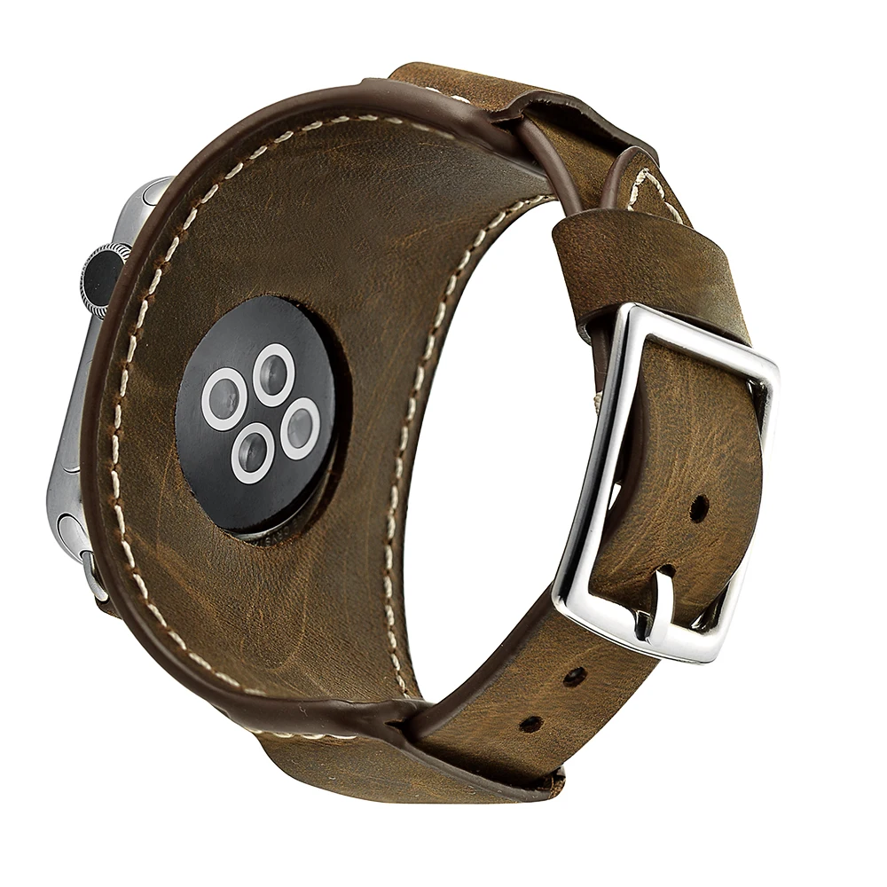 Браслет Apple Watch кожаный ремешок 44 мм 38 мм 42 40 мм белый двойной тур iWatch 4 3 2 ремешок Apple Watch полосы 42 мм ремни