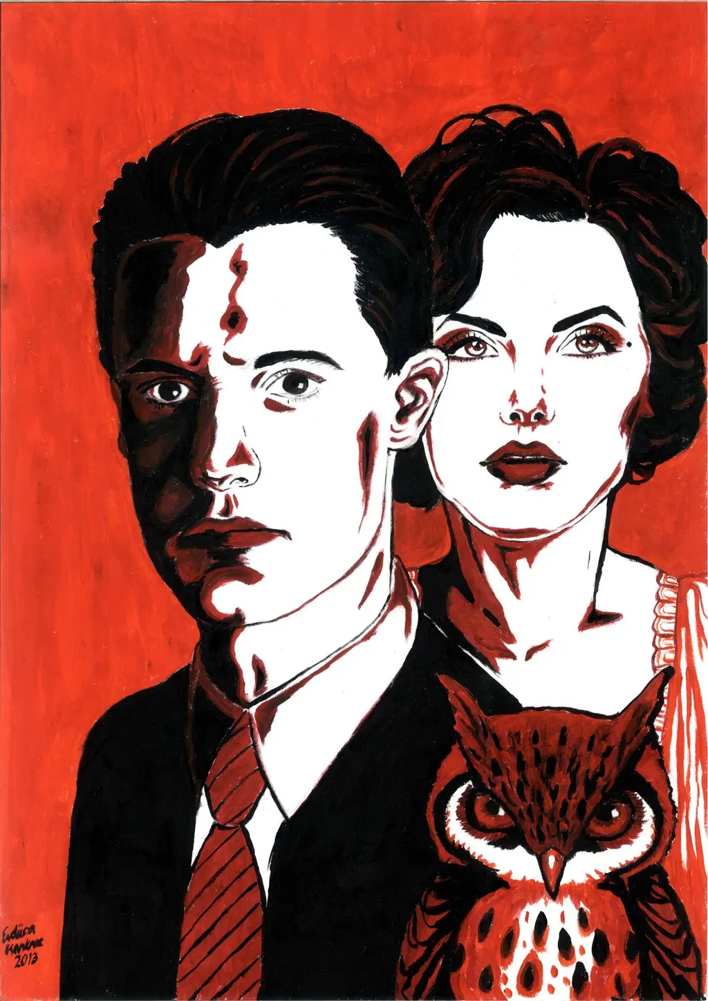 Поп Твин Пикс коллекция фильмов ужасов Винтаж ретро крафт плакат декоративный DIY