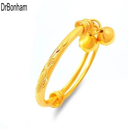 Невыцветающий детский браслет с колокольчиком ювелирные изделия покрытый