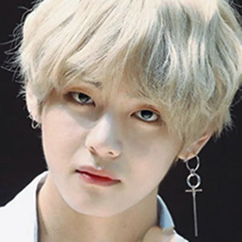 Серьги-гвоздики KPOP DNA в Корейском стиле для мужчин и женщин винтажные длинные