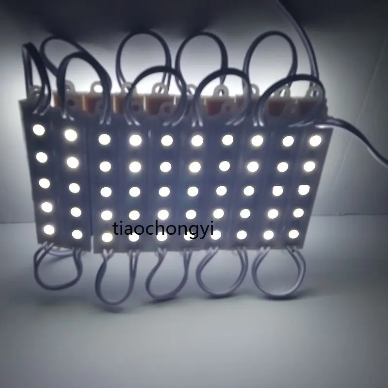 20 шт. светодиодный модуль 5050 SMD 5led Водонепроницаемая IP65 супер яркая подсветка