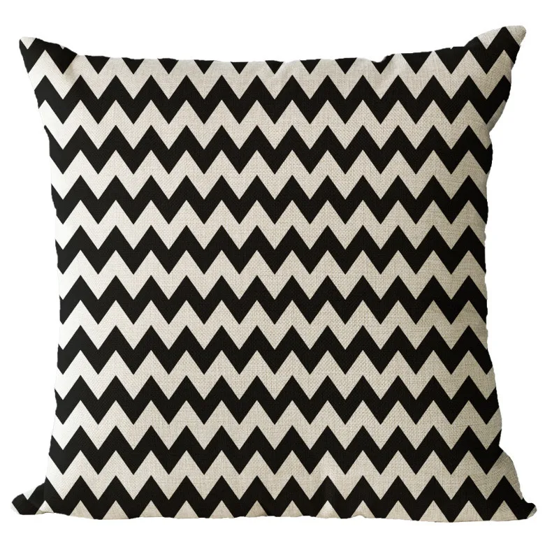 Оптовая продажа свадебный подарок наволочка простая черная нордическая