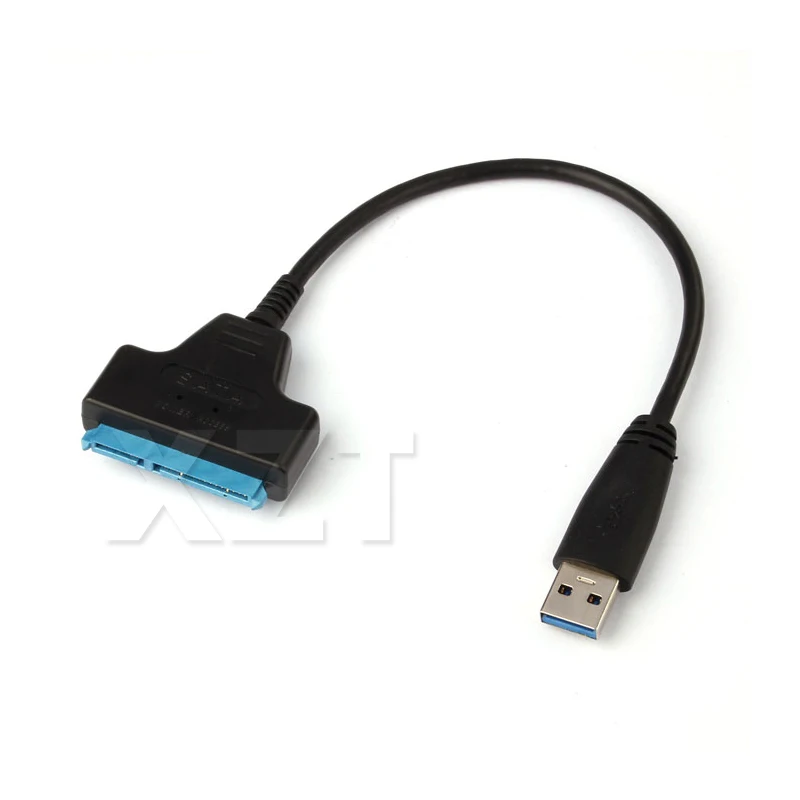 Новое поступление, Супер Скоростной USB 3,0 к SATA 22-контактный 2,5 дюймовый драйвер для жесткого диска SSD, адаптер, конвертер кабеля