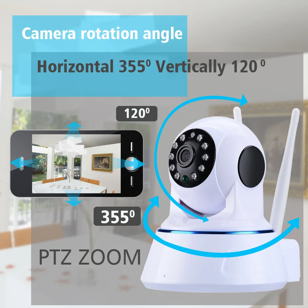 Беспроводная камера видеонаблюдения OUERTECH 1080P облачная HD IP Wi Fi Радионяня ночное