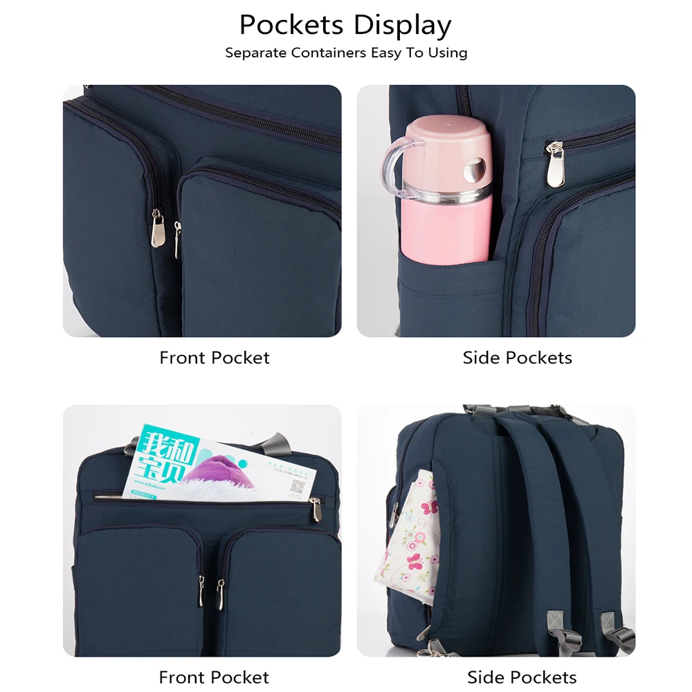 Спортивные сумки для подгузников рюкзак мам пап водонепроницаемый