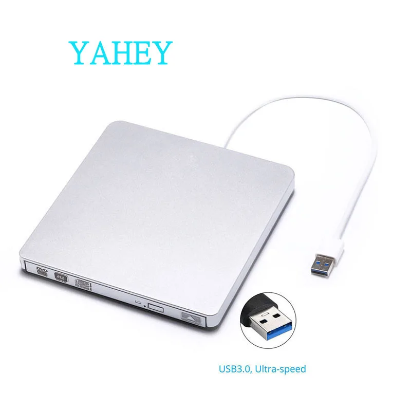 Внешний USB 3 0 CD/Проигрыватель DVD ROM Оптический dvd RW ГОРЕЛКА читатель записывающее