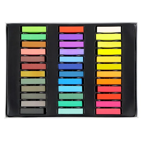 36 colors 6/12/24/36 Цвета нетоксичный мягкие мелки для волос Пастель набор временноого цвета Цвет Мел Красота набор «сделай сам» для уход за волосами для укладки волос - Цвет: 36 colors
