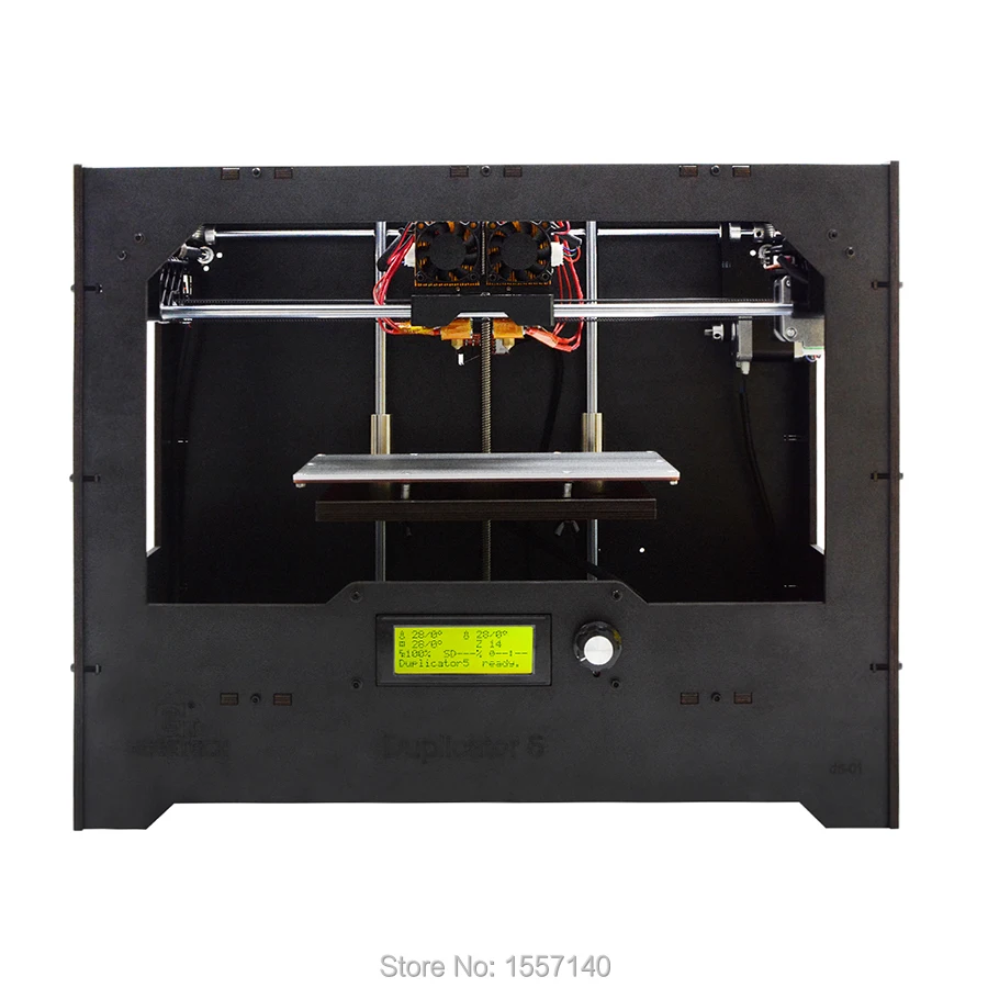 Двойной экструдер облако 3D принтеры DIY Kit ЖК дисплей 2004 gt2560 основной плате 230x150x150