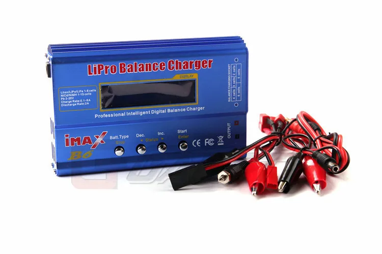 Бесплатная доставка 80 Вт Imax B6 ЖК-экран RC Lipo/NiMh/li-ion/Life аккумулятор Lipro
