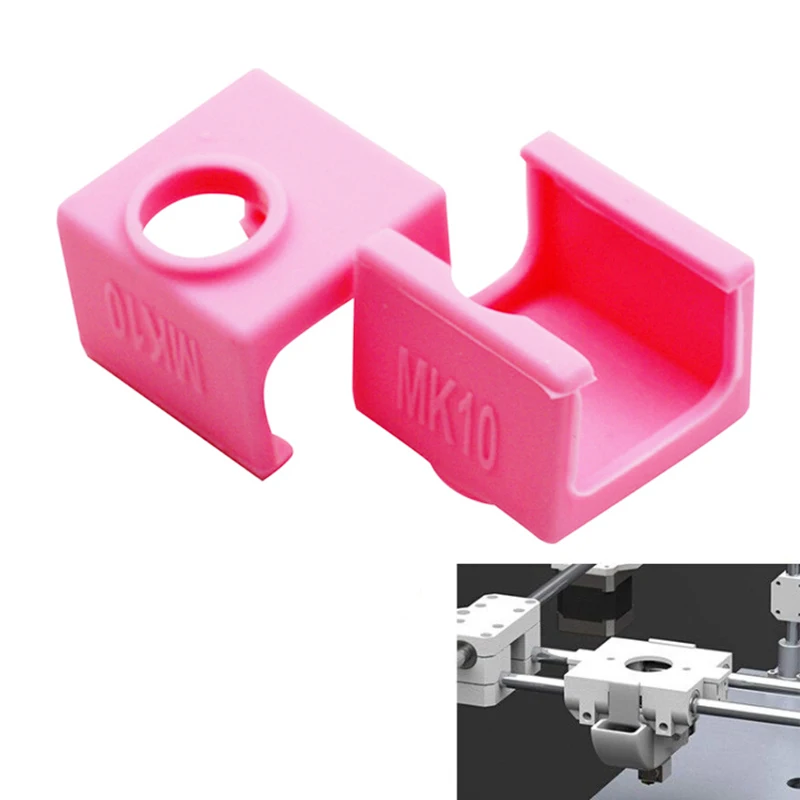 1 шт. MK10 силиконовые носки розовый вместо керамического изоляционного