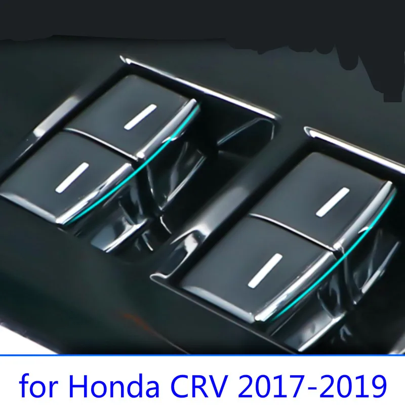 Наклейки на окна автомобиля для Honda CRV 2017 2018 2019 ABS Хром Стайлинг автомобильные