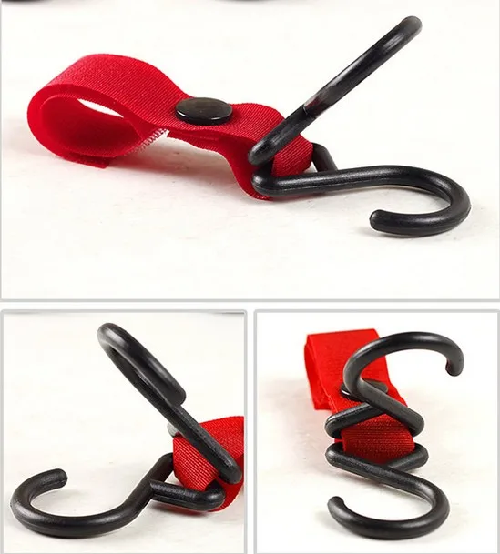 4 шт. крючки для детской коляски подвесные крепления на ремне 2 крючка