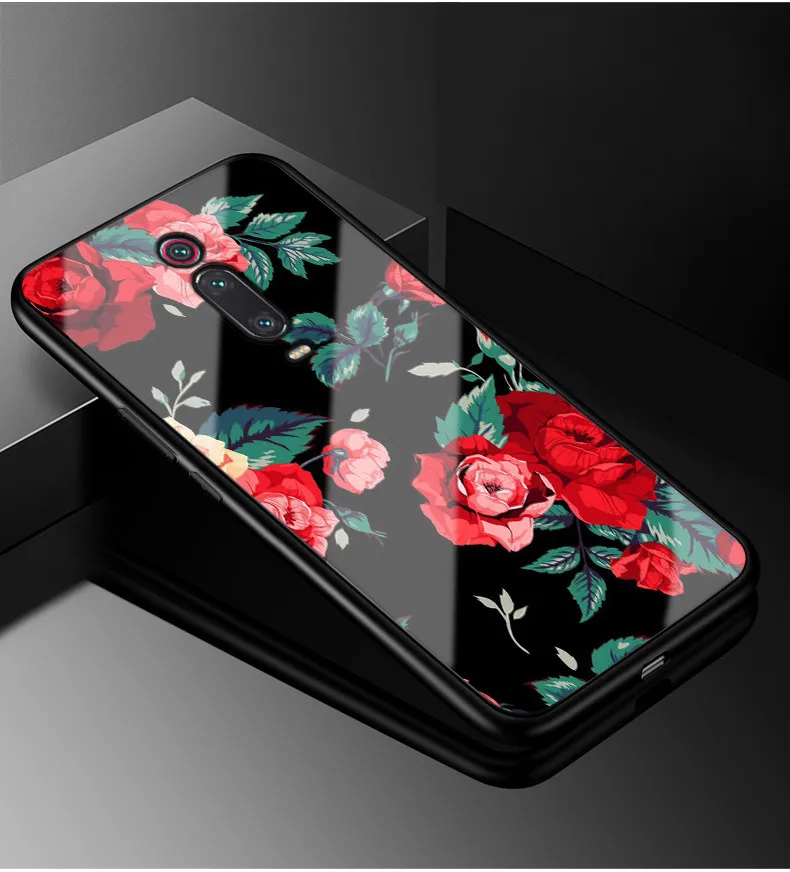 28 Для Xiaomi mi 9 T чехол mi 9 T Pro PC Пластиковый стеклянный чехол для телефона черный ТПУ бампер чехол для Xiaomi mi 9 T Pro mi 9 T mi 9 T Pro 6,39 чехол - Цвет: 28